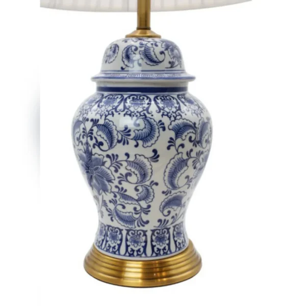 Blue Potery Lamp - Image 5