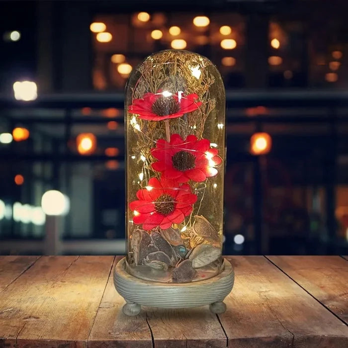 Saffron Pink Flower Lamp