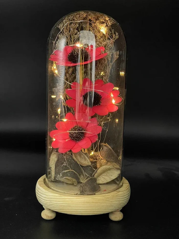 Saffron Pink Flower Lamp - Image 2
