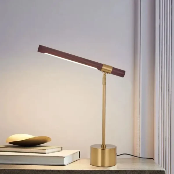 Walnut Table/Study Lamp
