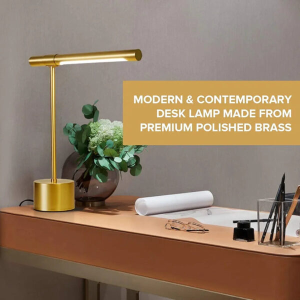 Walnut Table/Study Lamp - Image 2