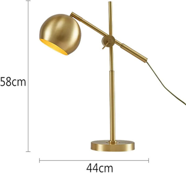 Gold Bedside Lamp - Image 2
