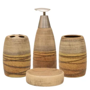 Self Textured Bath Set.