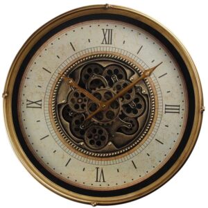 Retro Metal Golden  Clock.