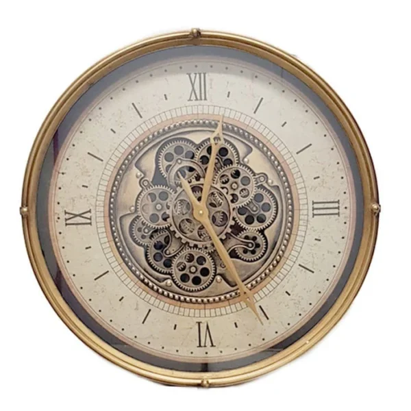 Retro Metal Golden  Clock. - Image 3