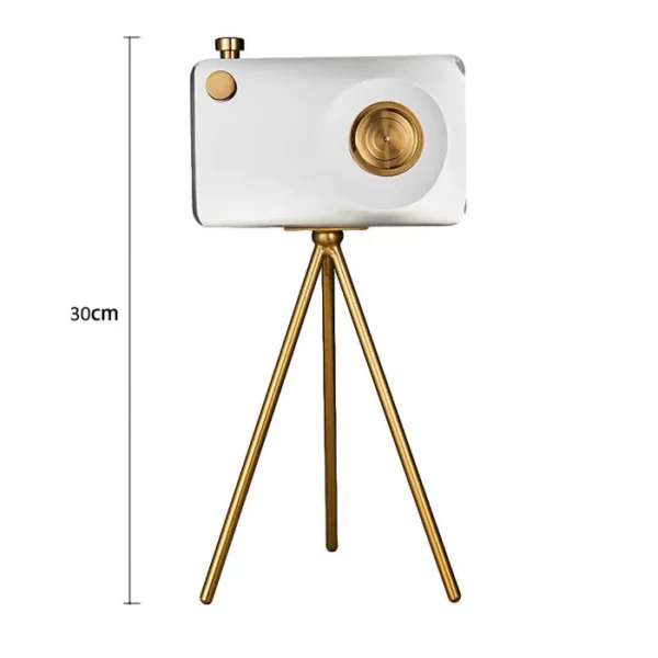 Luxury Crystal Camera Sculpture - Image 4