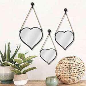 Heart Mirrors (set of 3)