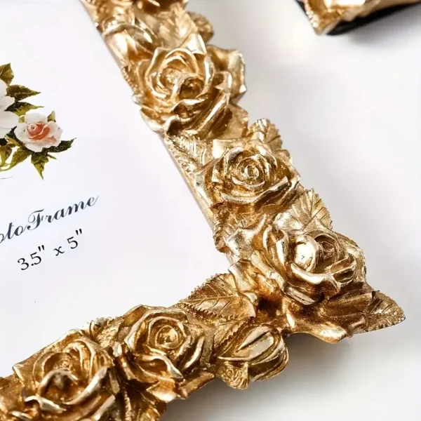 Gold Rose Lace Border Picture Fram - Image 8