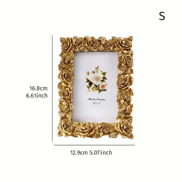 Gold Rose Lace Border Picture Fram - Image 7