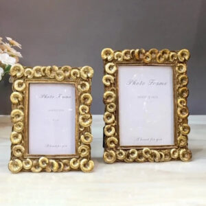Resin Gold Picture Frame (2 Pcs)