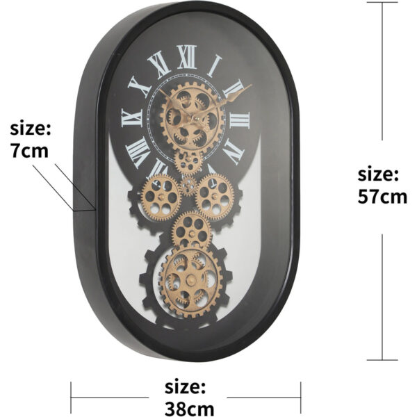 Oval Shape Clock - Image 5