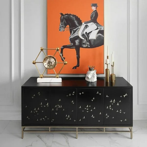 Hexagon  Marble Clock - Image 4