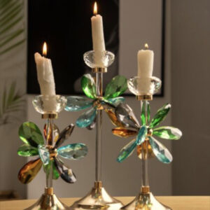 Floral Candleholders (Set of 3)
