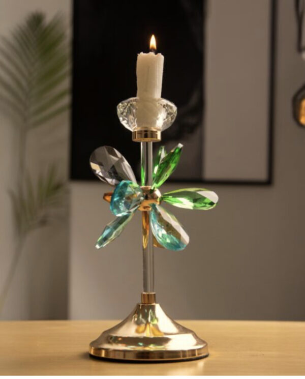Floral Candleholders (Set of 3) - Image 3