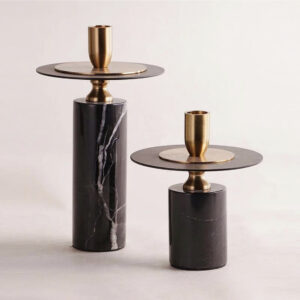Richard Gale Marble Candle Holders.