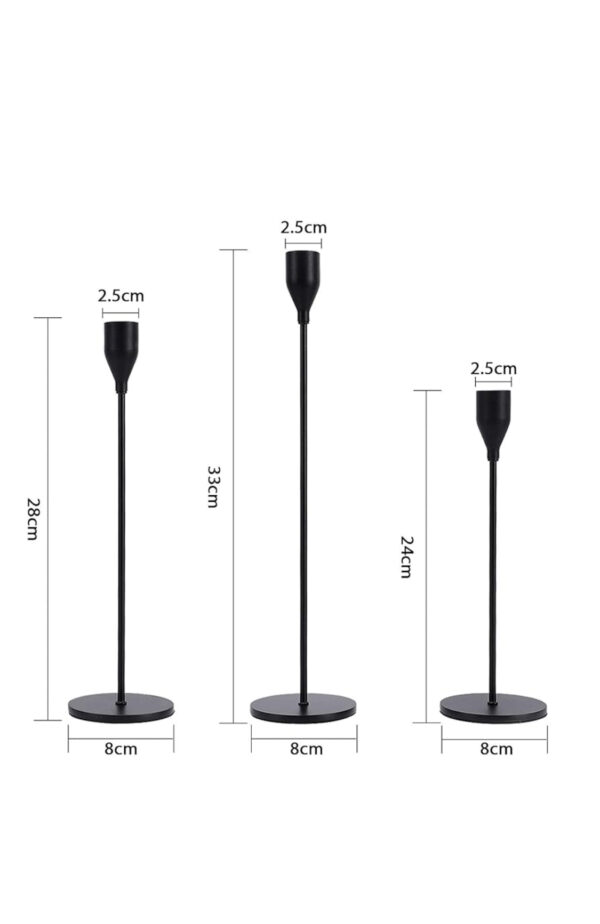 TRIO CANDLESTICKS (SET OF 3) - Image 9