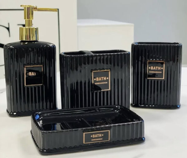Obsidian Noir Bath Set - Image 6