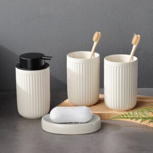 Opula White Harmony Bath set