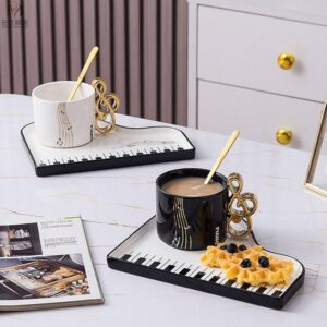 Piano Musical Cup & Saucer Set
