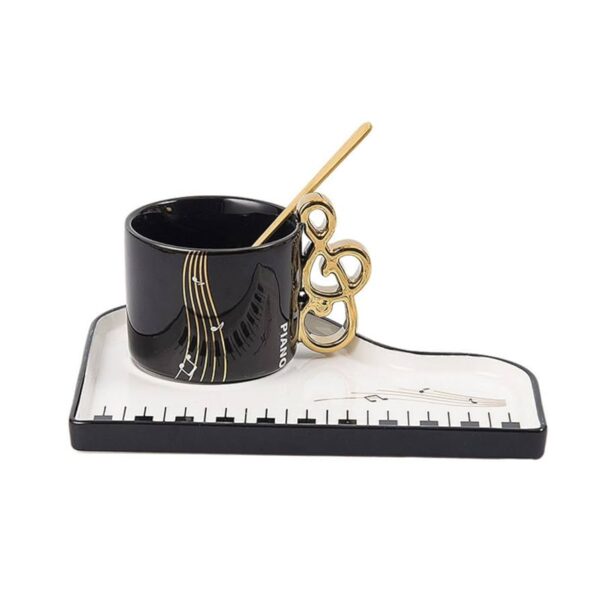 Piano Musical Cup & Saucer Set - Image 5