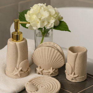 Serene Pearl Bath Set