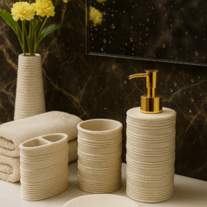 Serene Pearl Bath Set