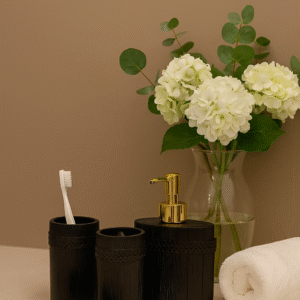 Noir Elegance Bath Set