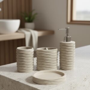Ivory Tide Bath Set