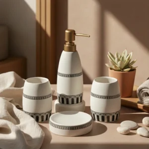 Linea Noire Bath Set