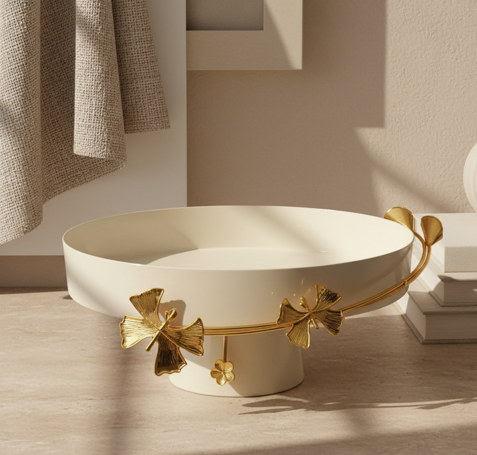 Florentia Gilded Centerpiece Tray - Image 2