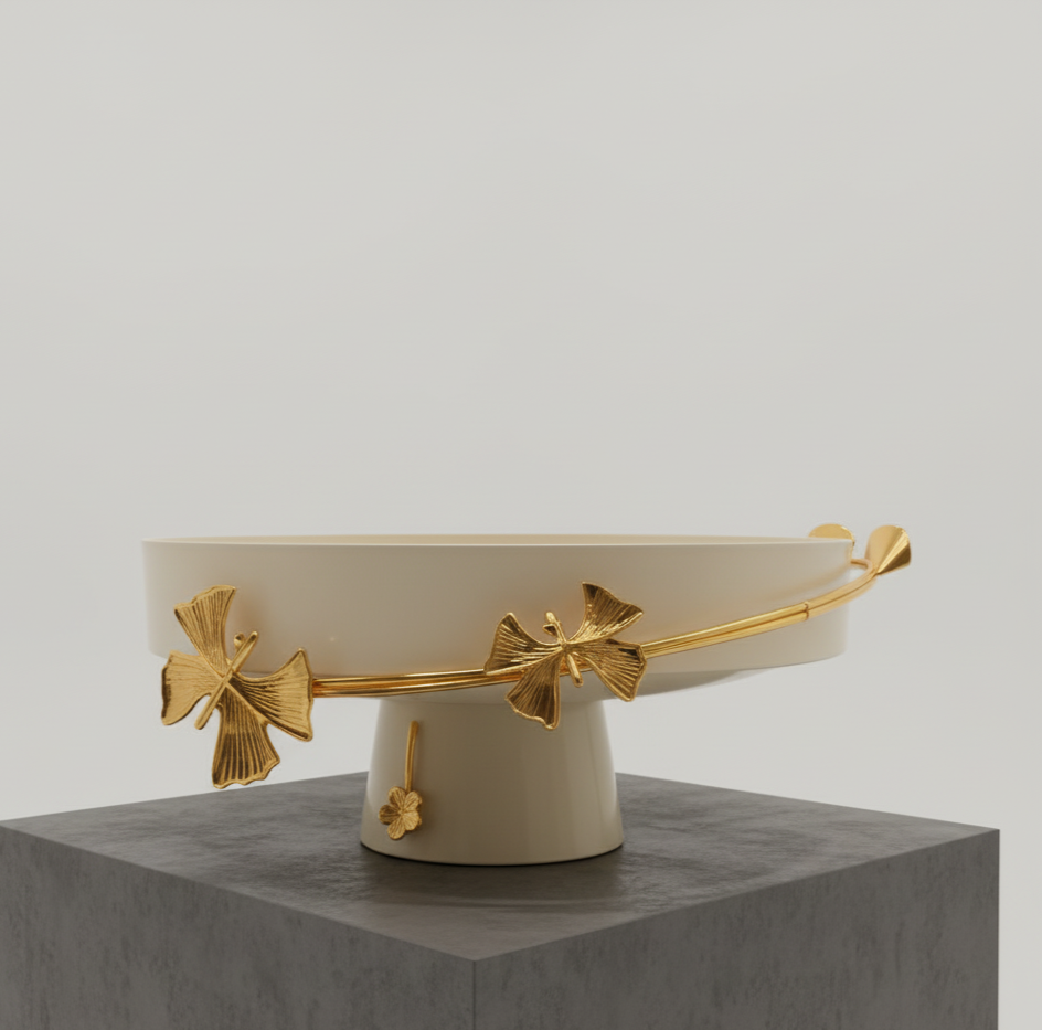 Florentia Gilded Centerpiece Tray - Image 6