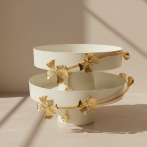 Florentia Gilded Centerpiece Tray