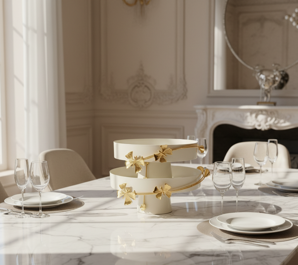 Florentia Gilded Centerpiece Tray - Image 5