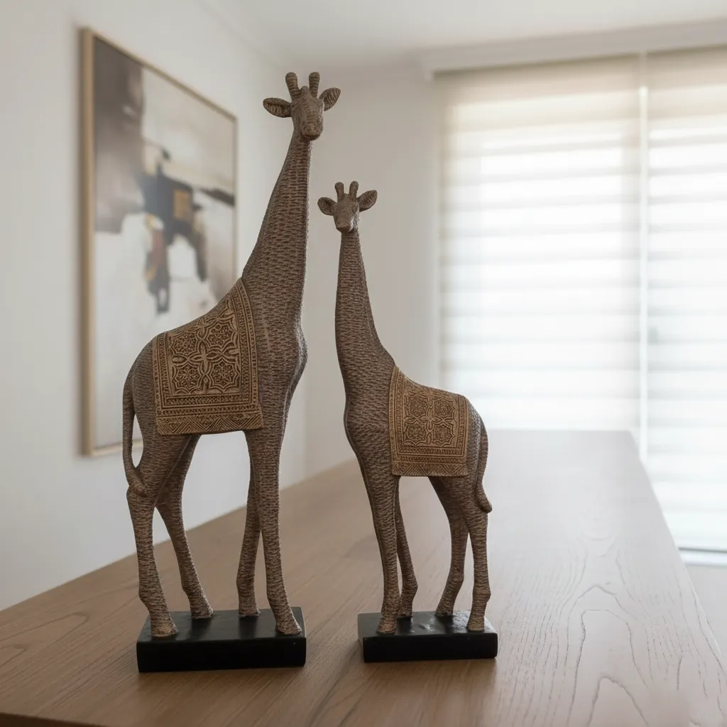 Savannah Giraffe Duo - Image 3