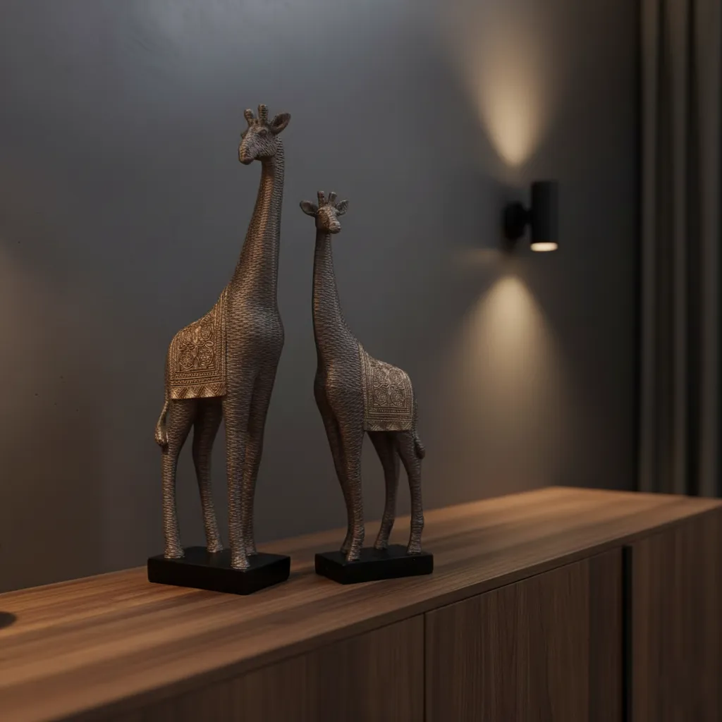 Savannah Giraffe Duo - Image 4