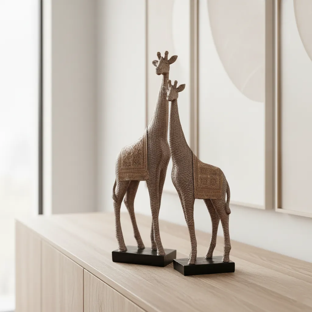 Savannah Giraffe Duo