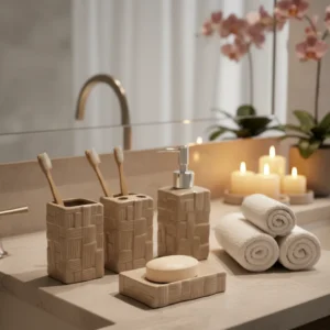 Sandstone Serenity Bath Set