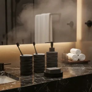 Veloris Black Wave Bath