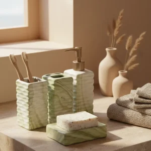 Verde Onyx Serenity Bath Set