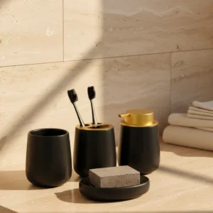 Noir Eclat Bath Set