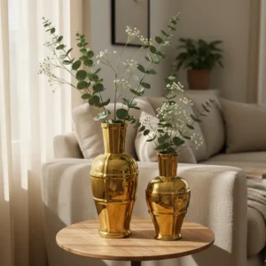 Golden Heritage Vases (set of 2)
