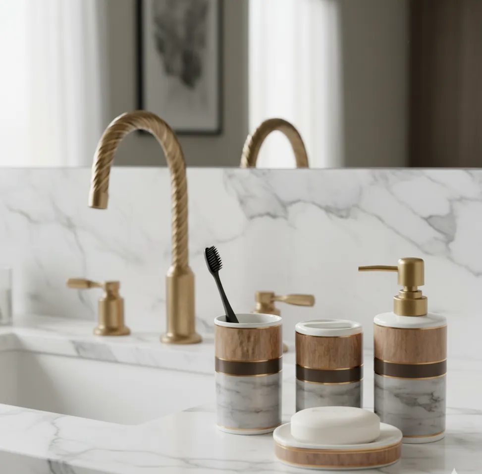 Aurelio Spirale Bath Set - Image 3