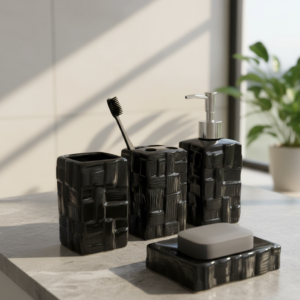 Noir Forma  Bath Set
