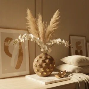 Orbella Aureate Disc Vase