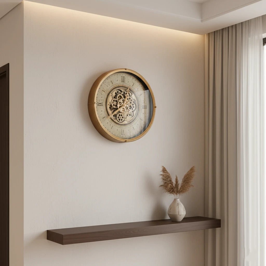 The Vintage Brass Skeleton Clock - Image 2