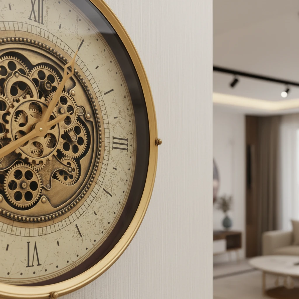 The Vintage Brass Skeleton Clock - Image 4