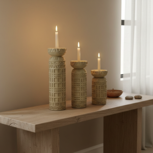 Archivum Column Candle Holder (Set of 3 )