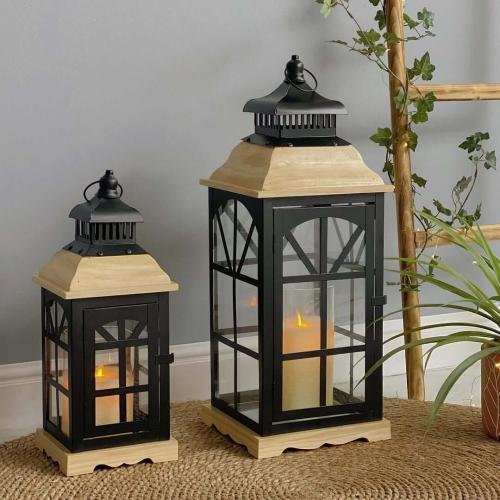 Noir Lanterns (Set of 2)