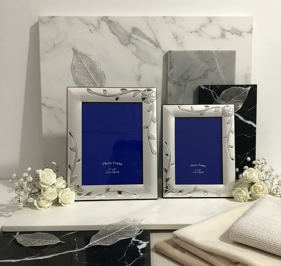Floral Silver Photo Frame (Set Of 2 ) - Image 3