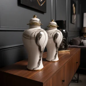 The Gilded Zephyr Smoke Temple Jars